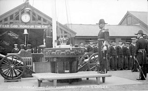 HMS Ganges, Parade, 1905